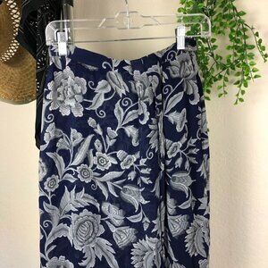 Giorgio Armani Flowly Floral Printed Pants